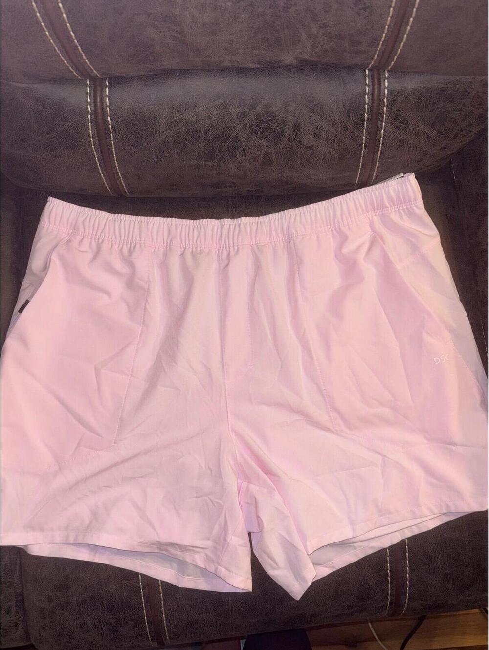 DSG Agility 2-in-1 Running Shorts Light Pink XL NWT 5 Inch Inseam